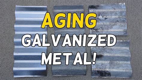 aging galvanized sheet metal|old galvanized metal.